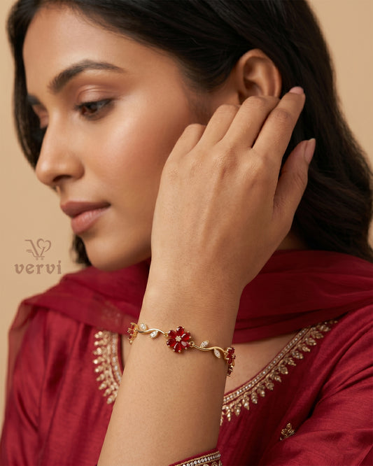 Floral Petal Glow Bracelet