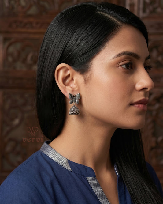 Jhumka Combo Earrings Box Combo 2 - Oxidized Silver