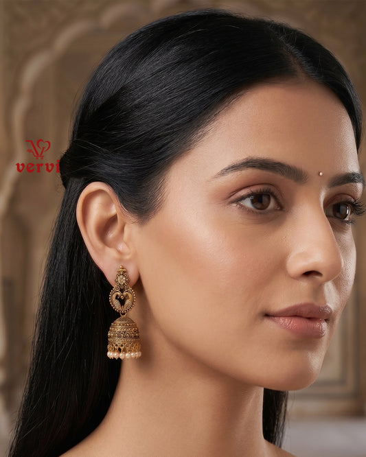 Antique Peacock Earrings