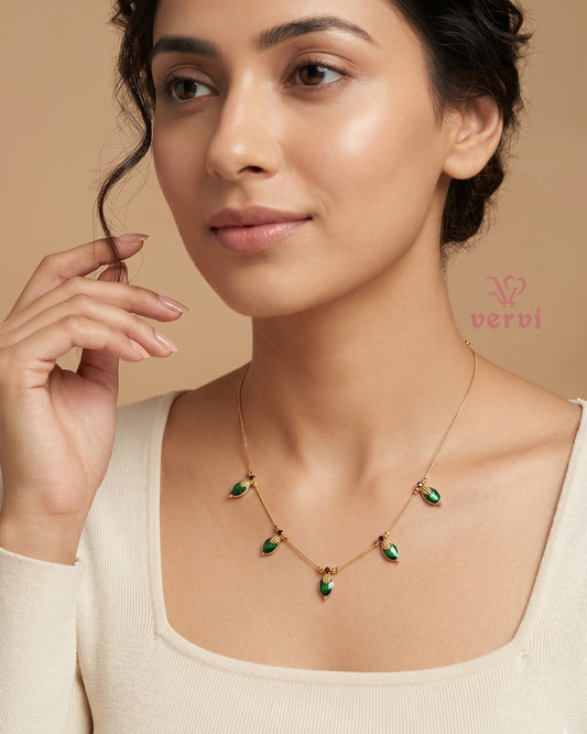 Antique Stone Invisible Necklace