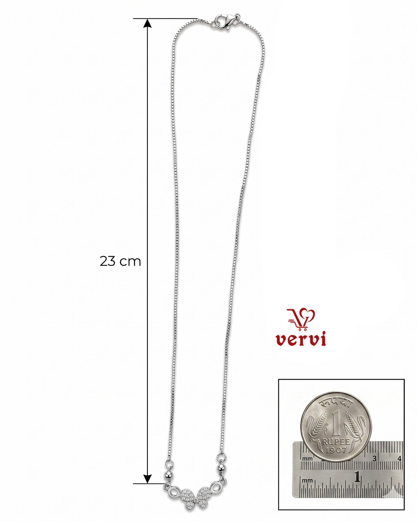Butterfly Glow Pendant Chain