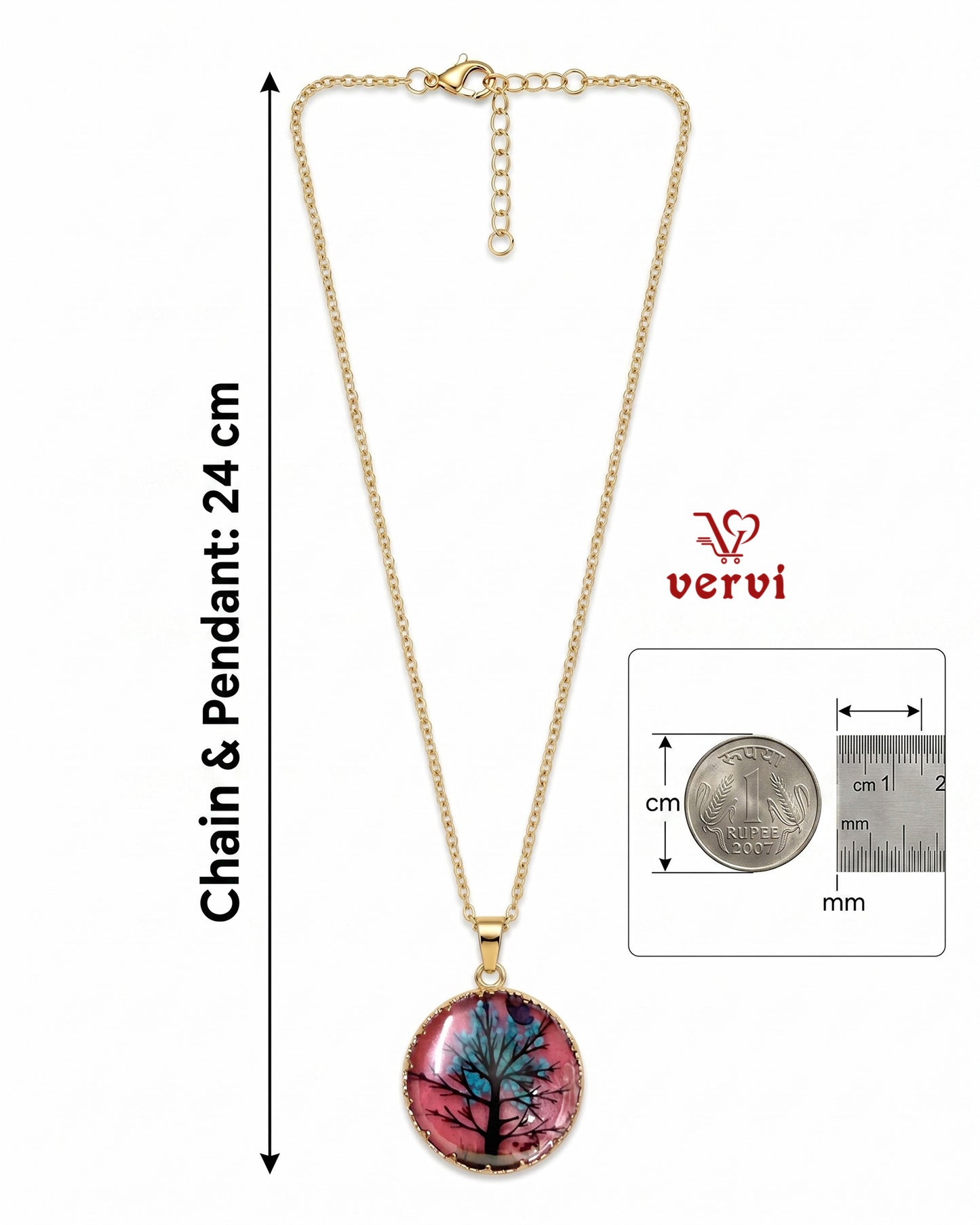 Tree of Life Pendant Chain