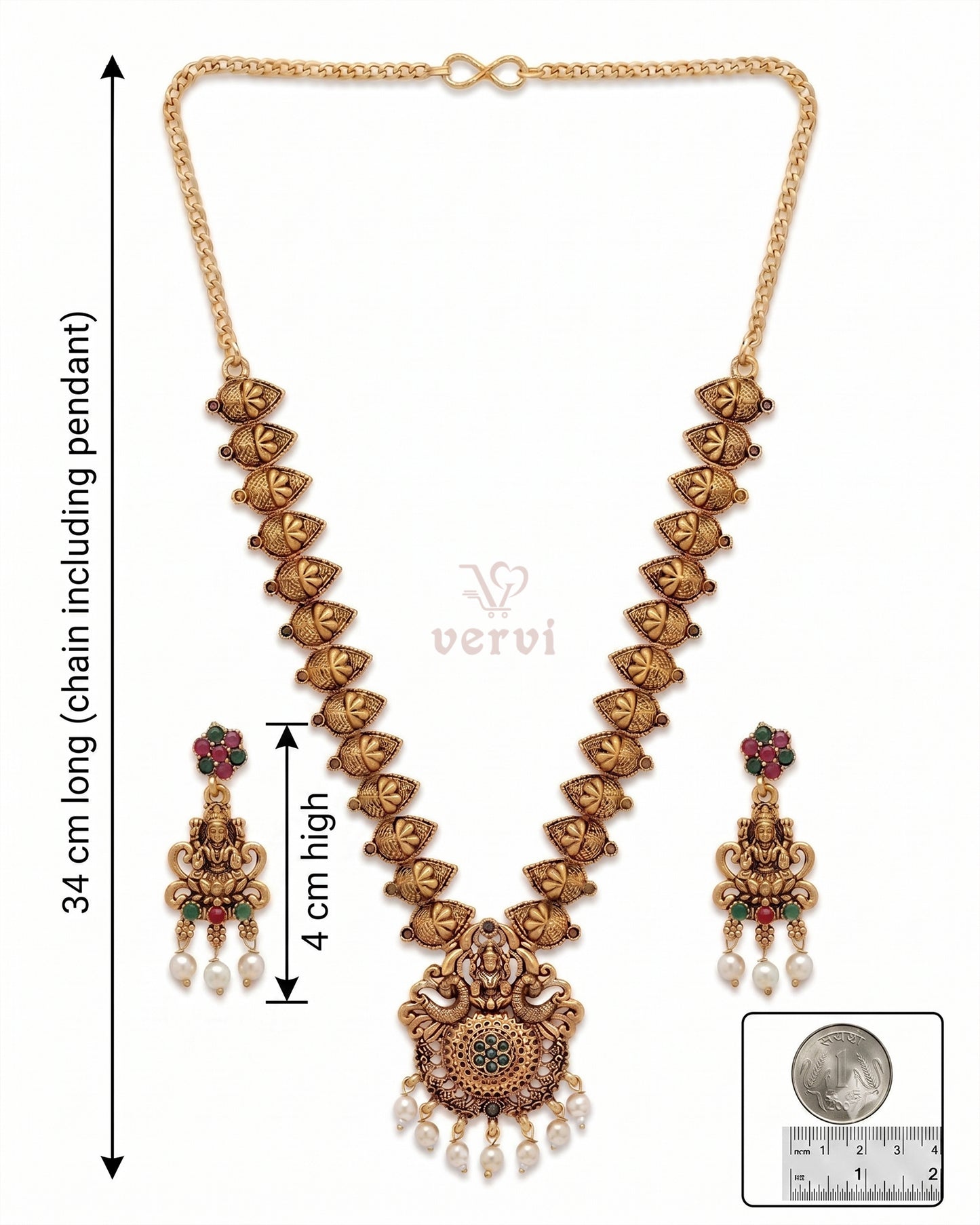 Lakshmi Mango Mala Temple Set