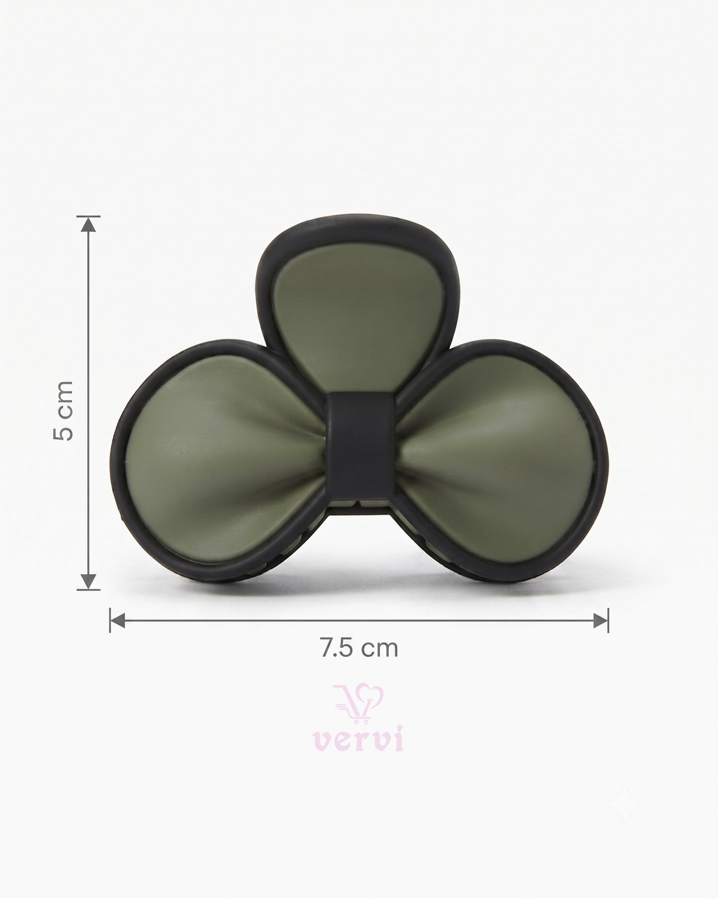 Petal Bow Hair Claw Clips Matte Combo 1