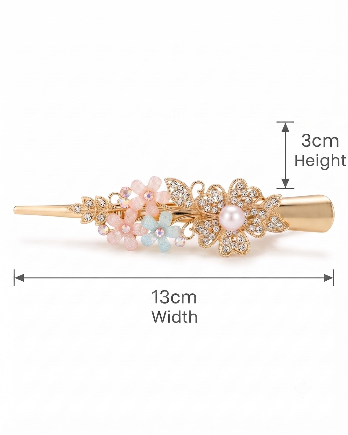 Korean Style Pearl Flower Hair Clip