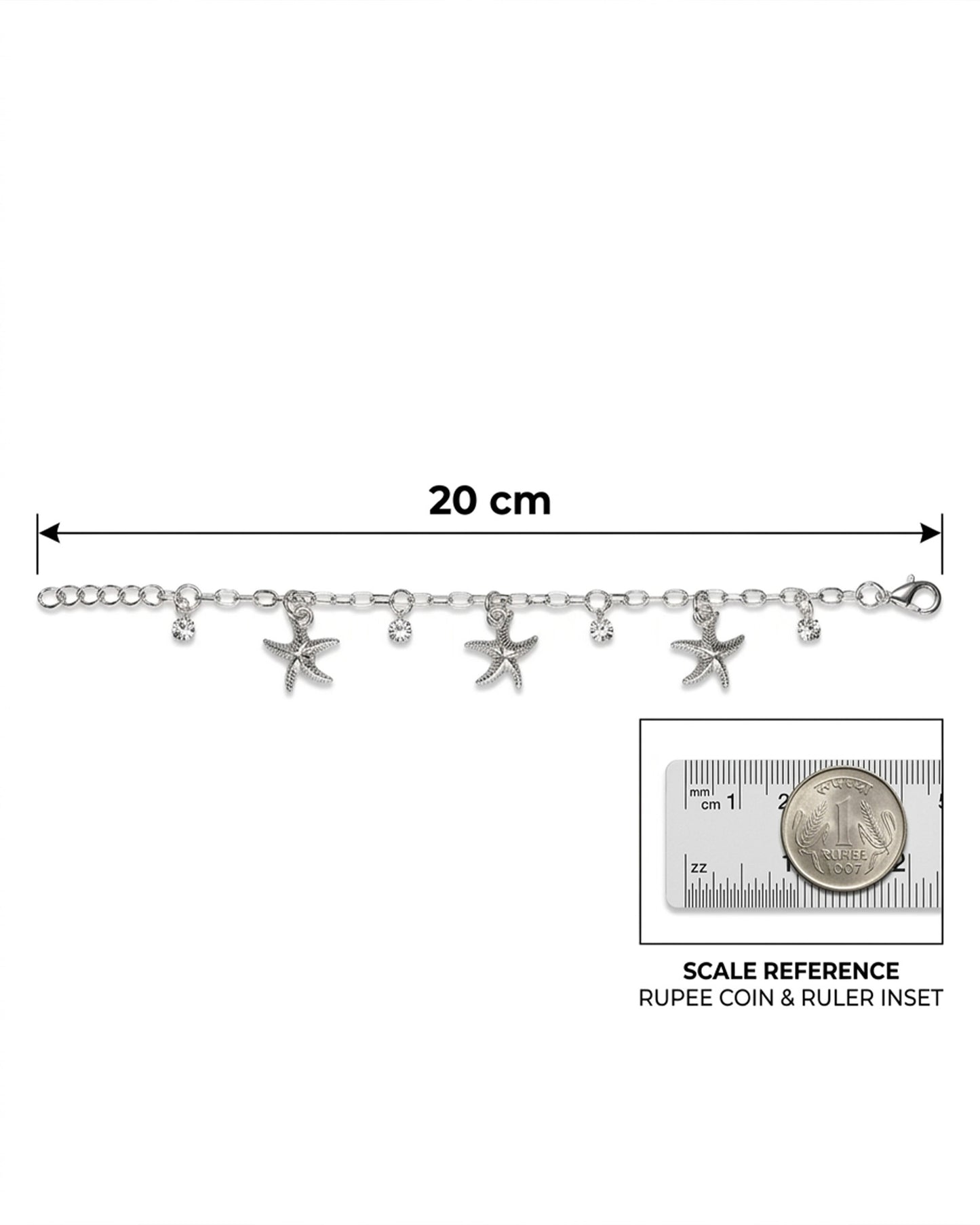 Silver Star Bracelet