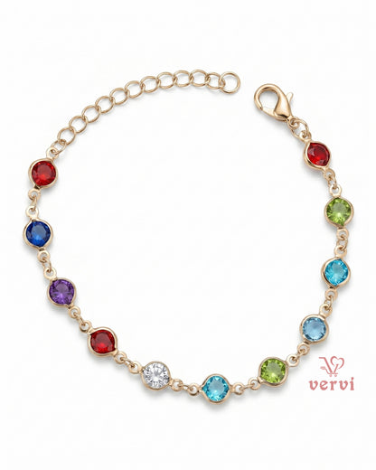 Multi color stone Bracelet