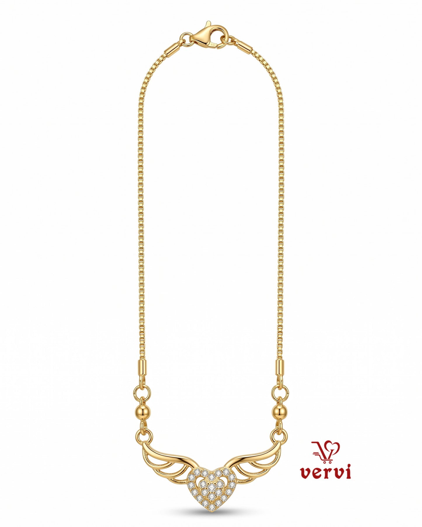Angel Heart Pendant Chain