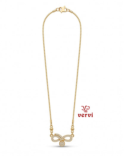 Infinity Sparkle Pendant Chain