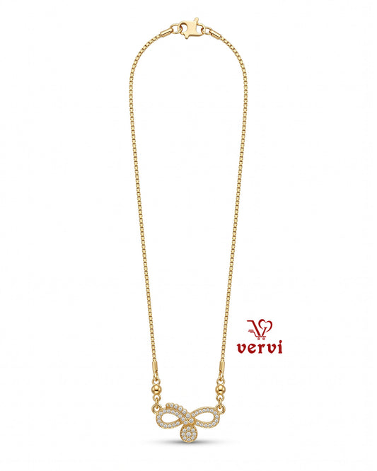 Infinity Sparkle Pendant Chain