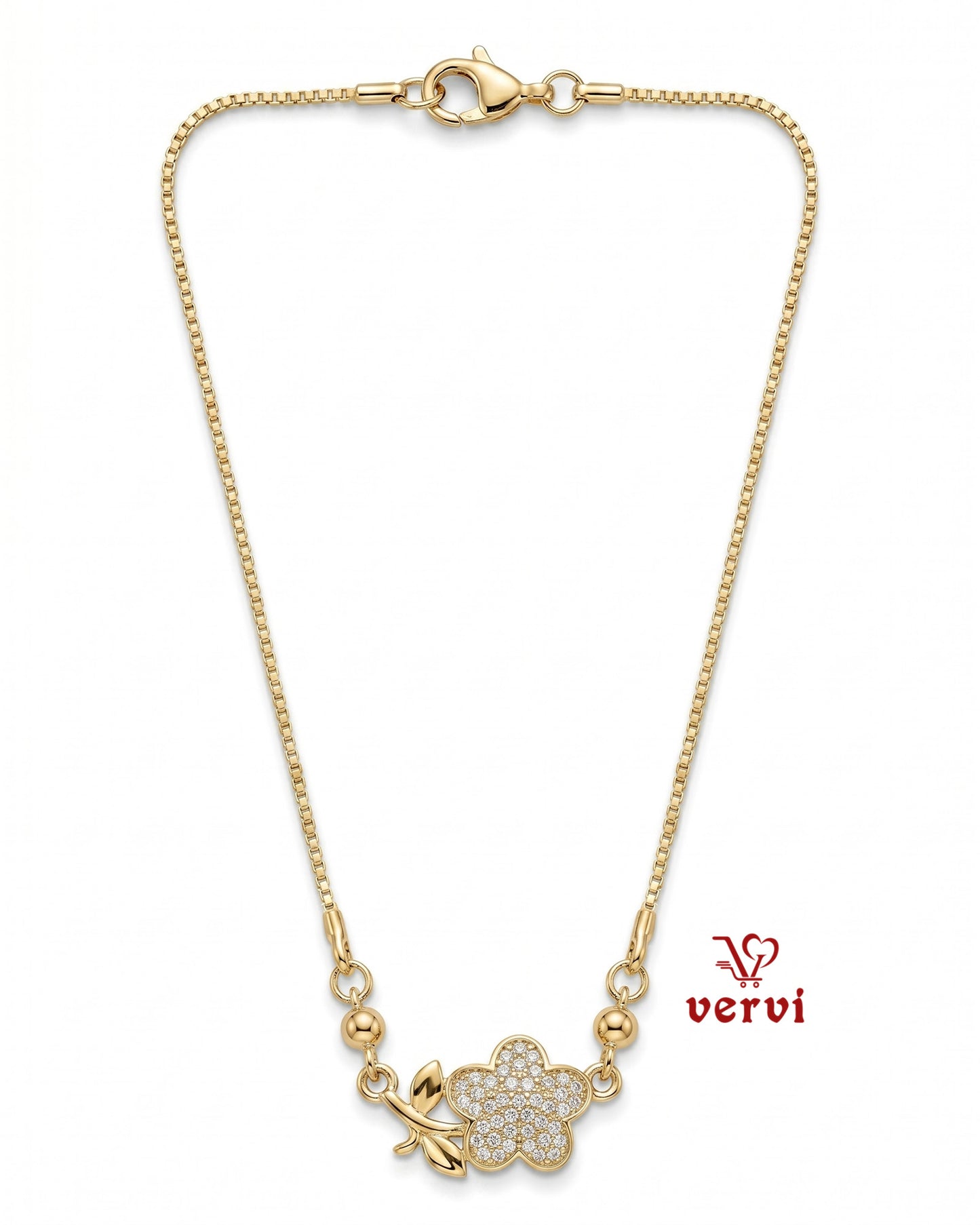 Floral Glow Pendant Chain