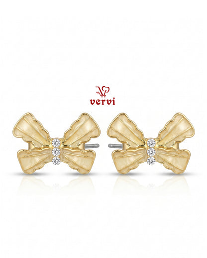Ribbon Bow Stud