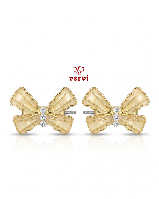 Ribbon Bow Stud