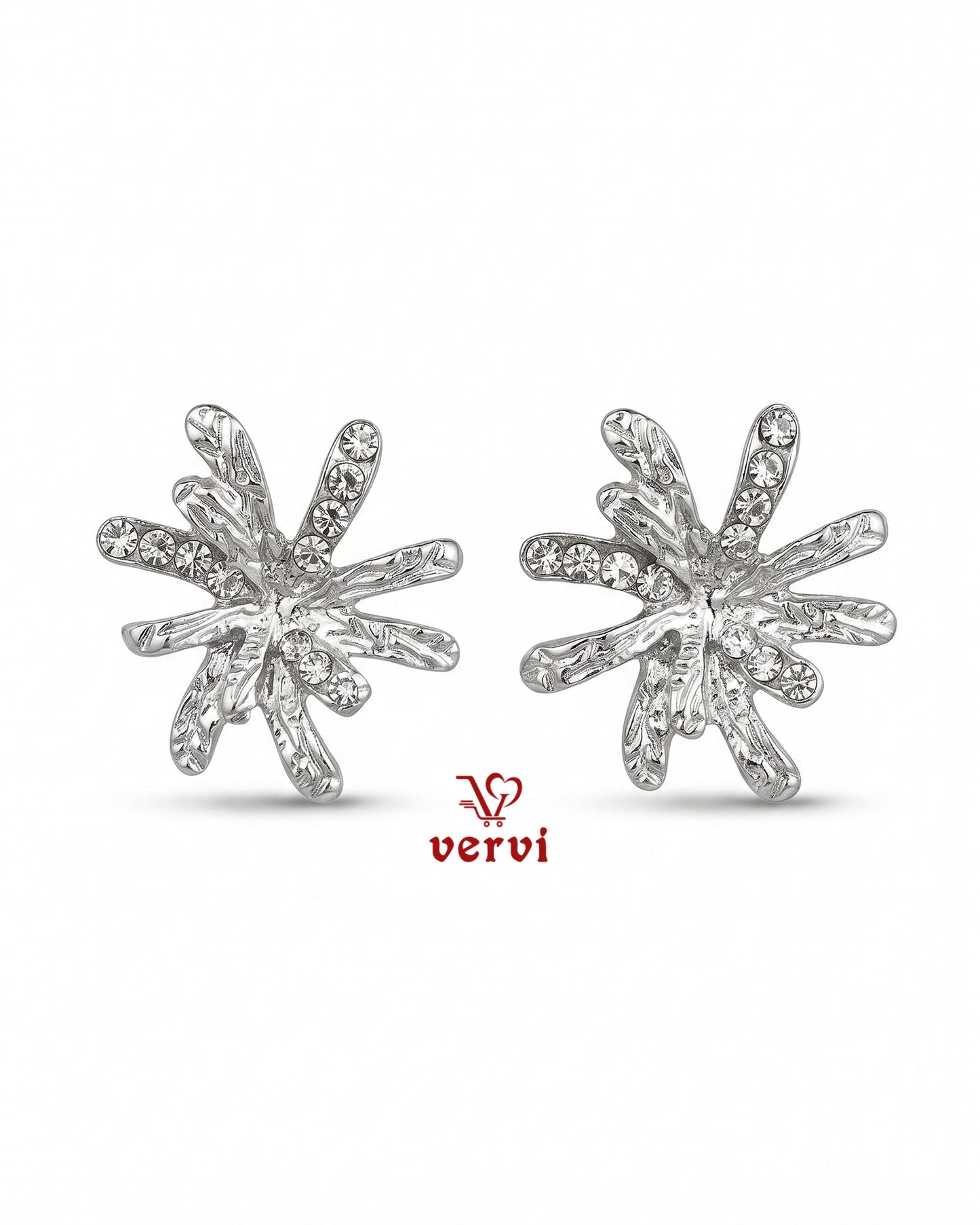 Starburst Coral Earrings