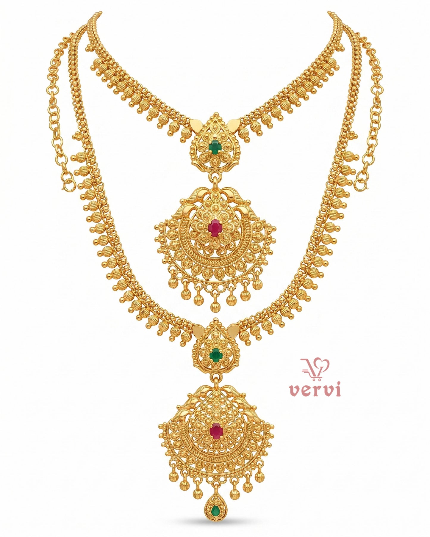 Loyal Temple Bridal Necklace Set