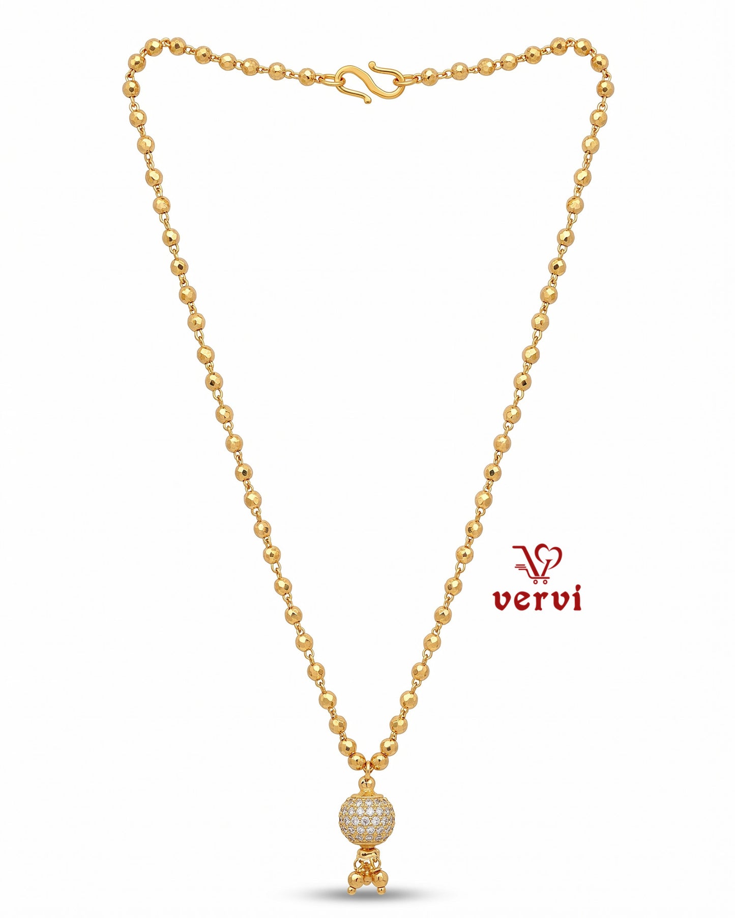 Crystal Ball Drop Chain