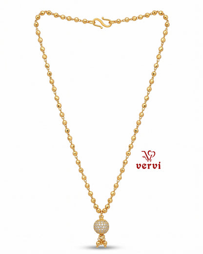 Crystal Ball Drop Chain