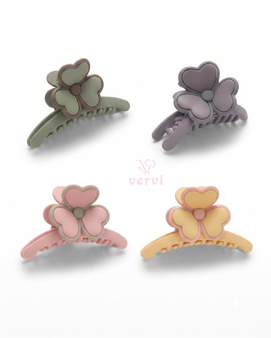 Butterfly Petal Hair Claw Clip Set 1 (Pack of 4)