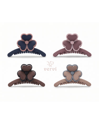 Butterfly Petal Hair Claw Clip Set 3 (Pack of 4)