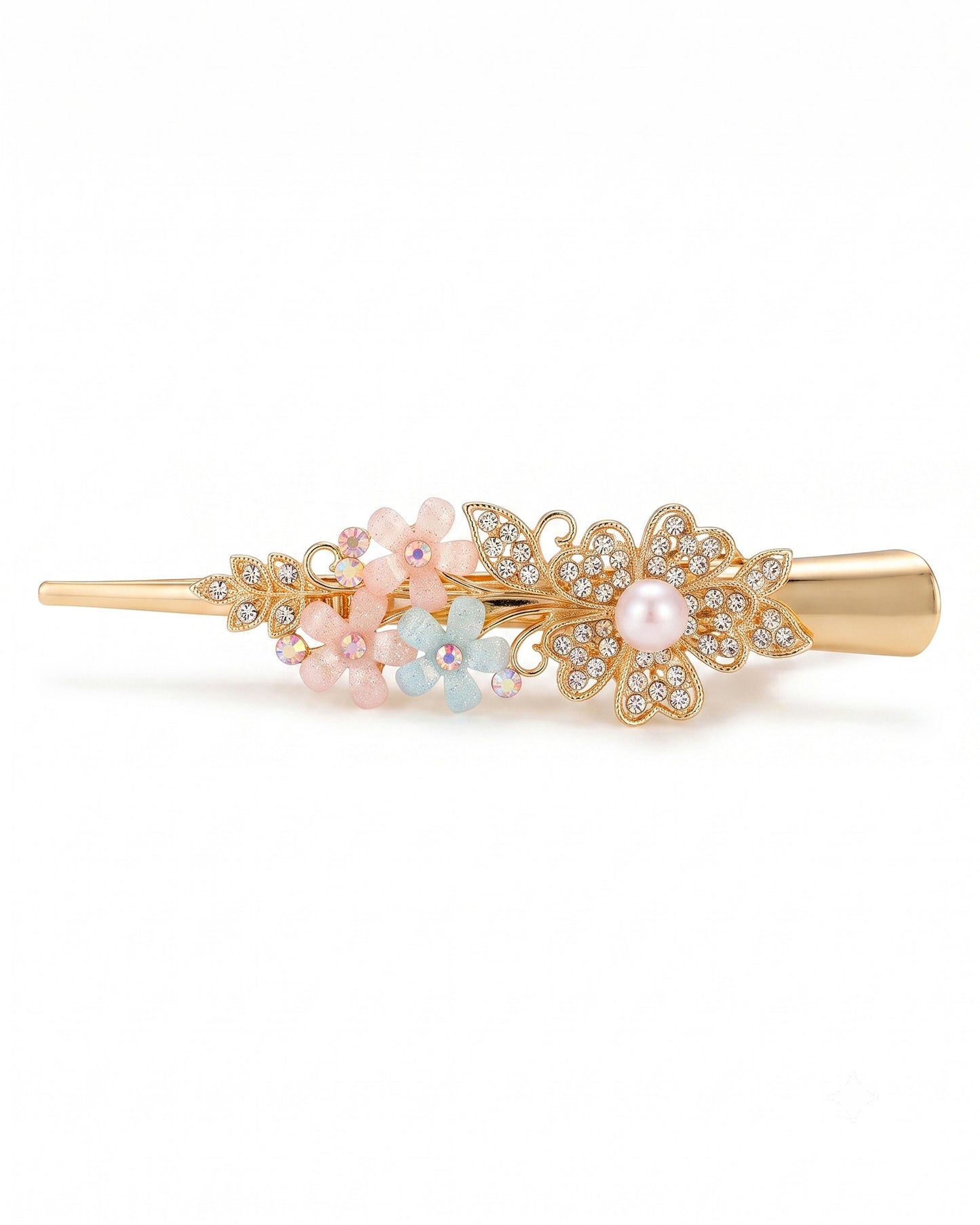 Korean Style Pearl Flower Hair Clip