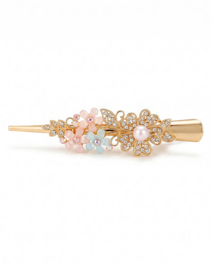 Korean Style Pearl Flower Hair Clip