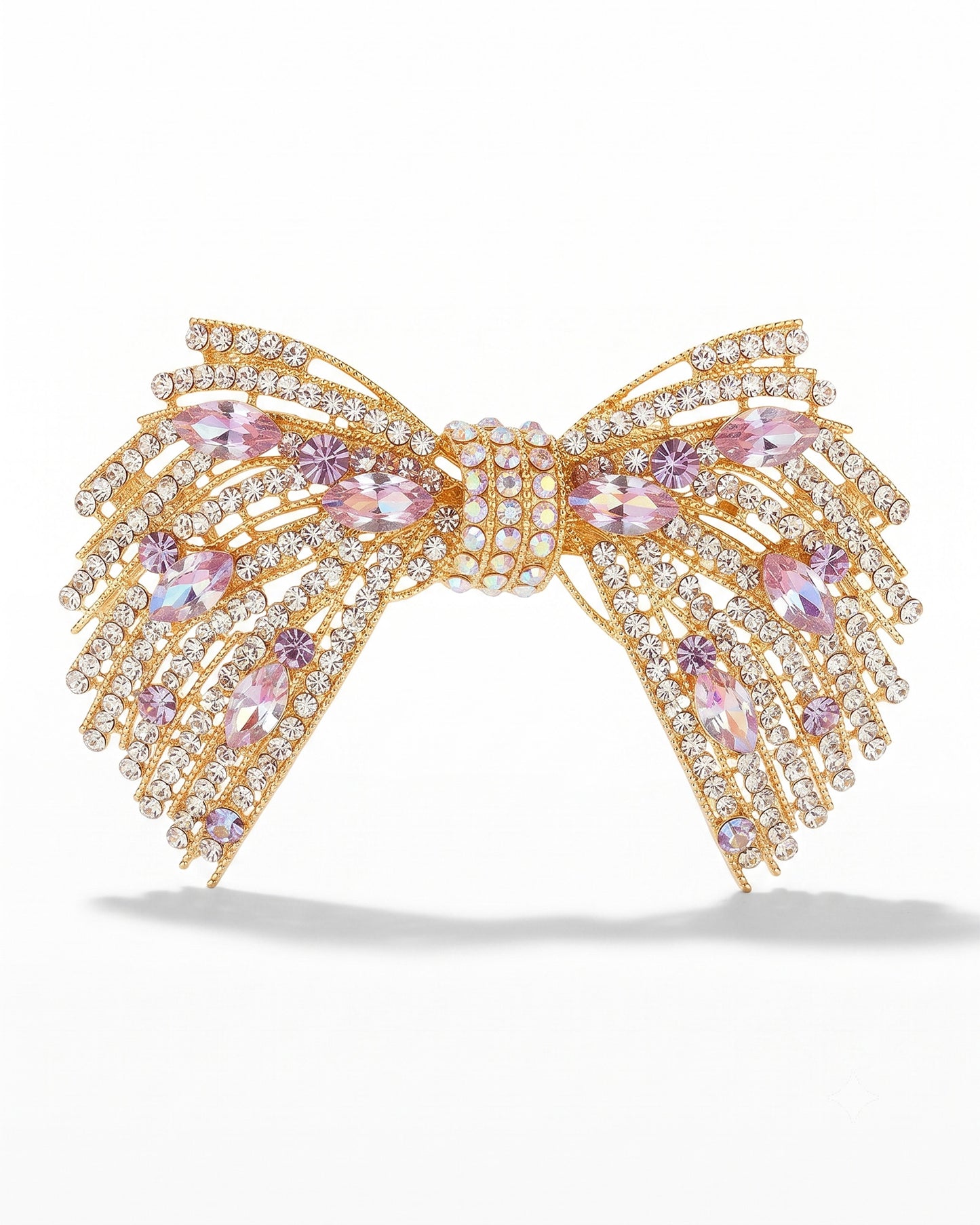 Luxury Crystal Bow Hair Clip