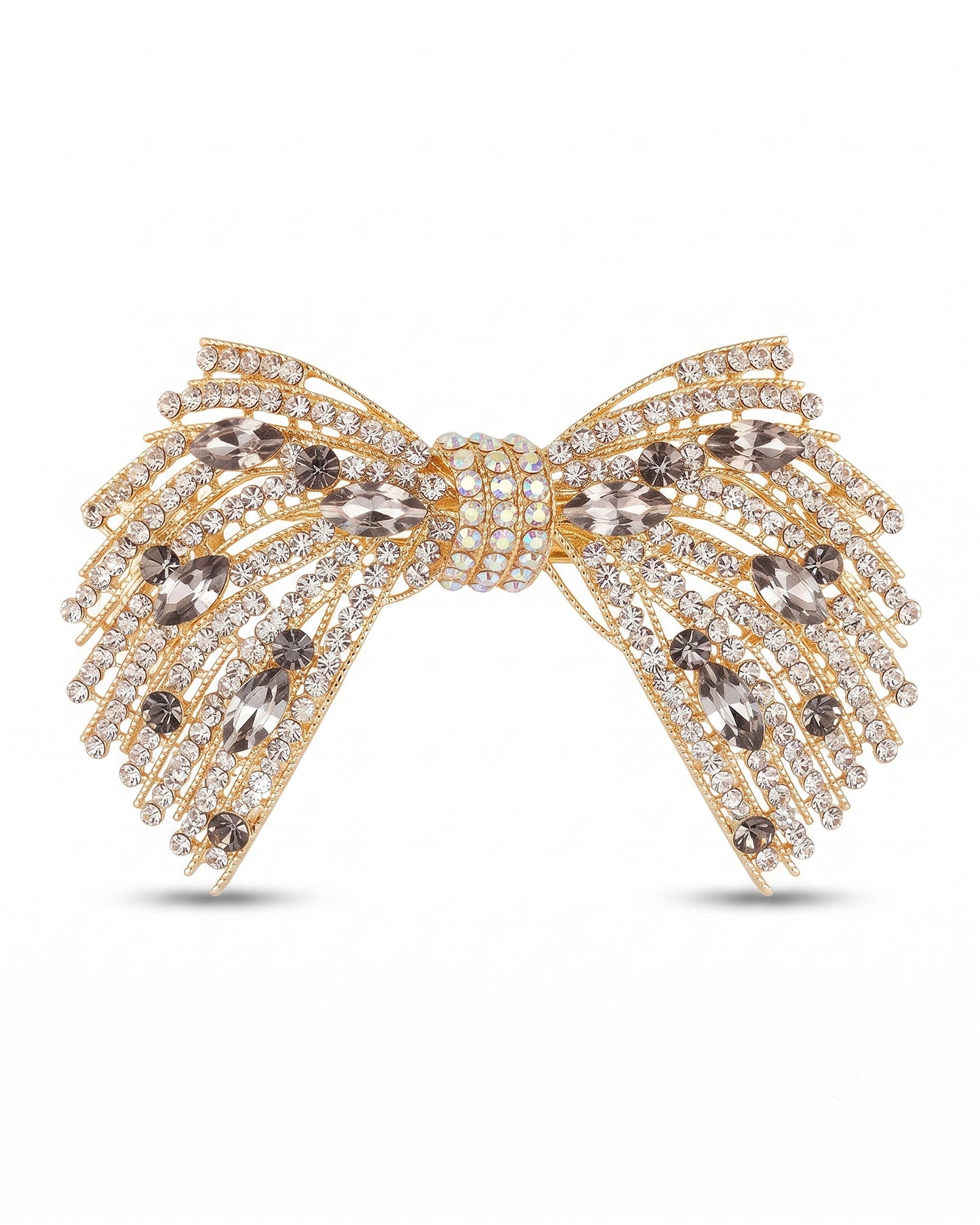 Luxury Crystal Bow Hair Clip