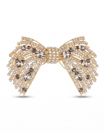 Luxury Crystal Bow Hair Clip