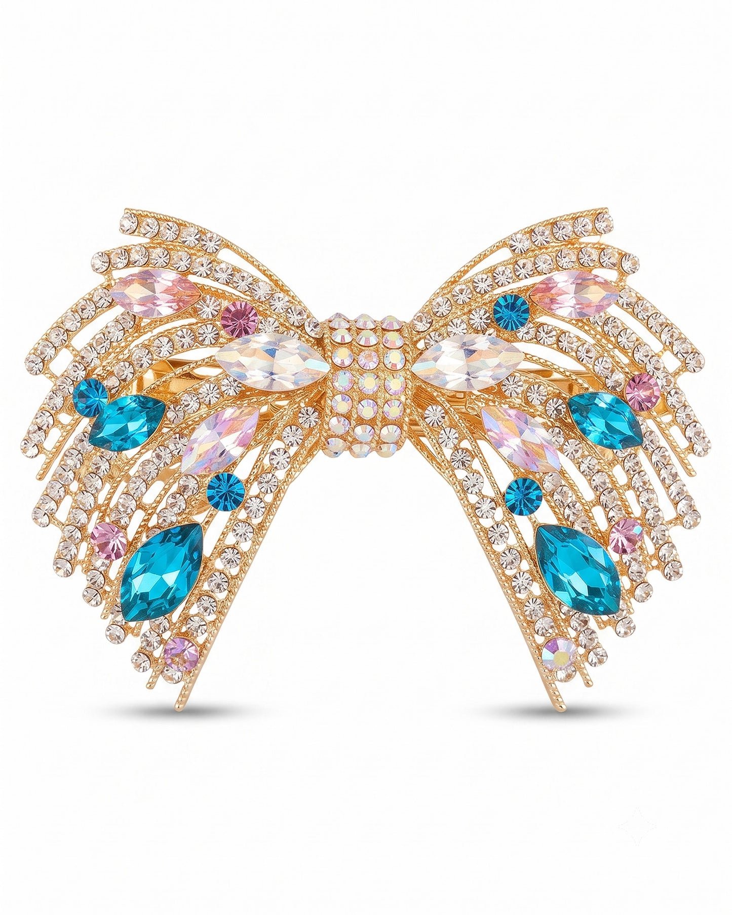 Luxury Crystal Bow Hair Clip