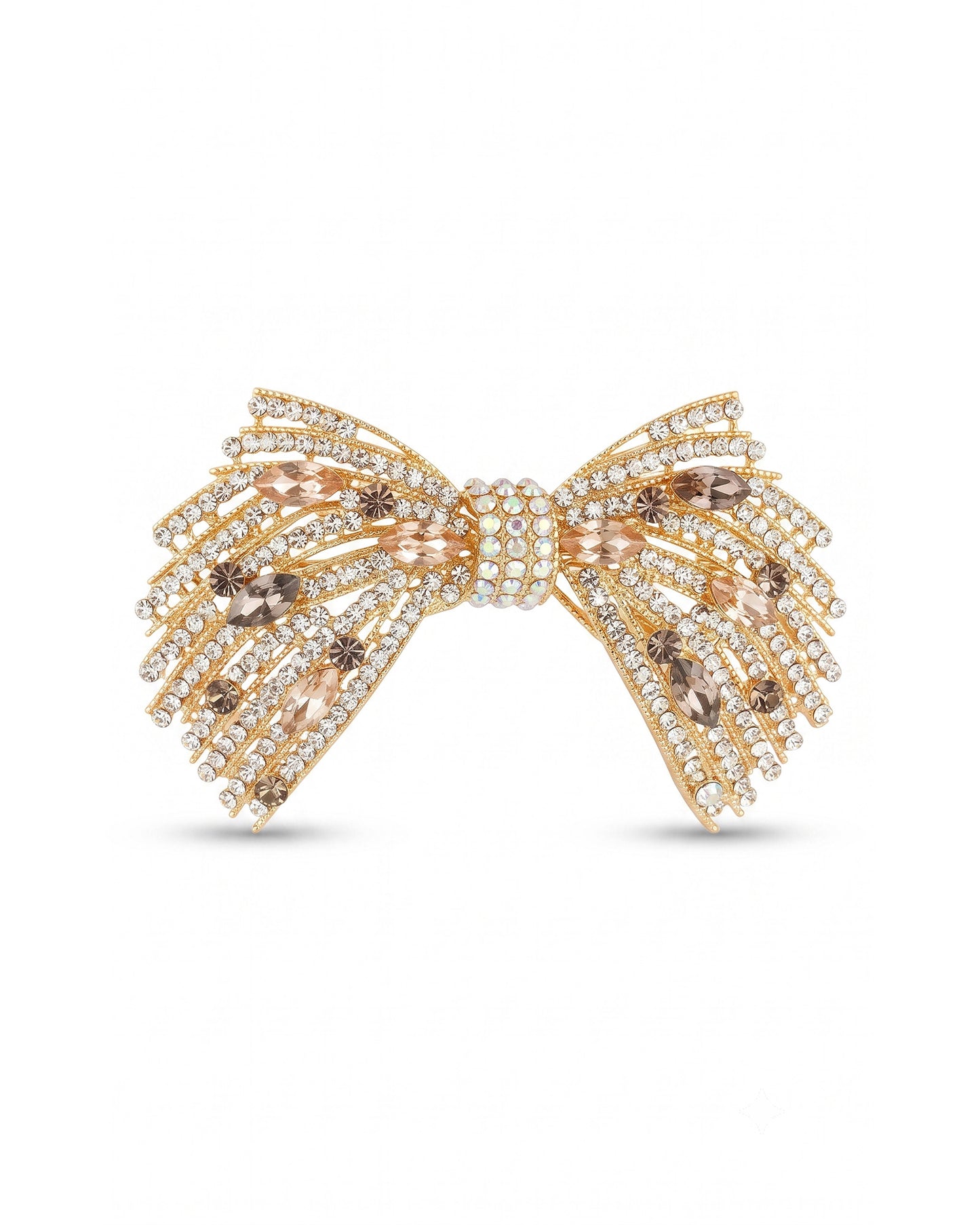 Luxury Crystal Bow Hair Clip