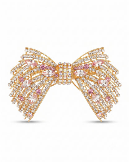 Luxury Crystal Bow Hair Clip