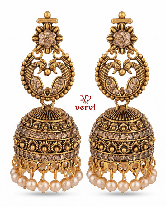 Antique Peacock Earrings