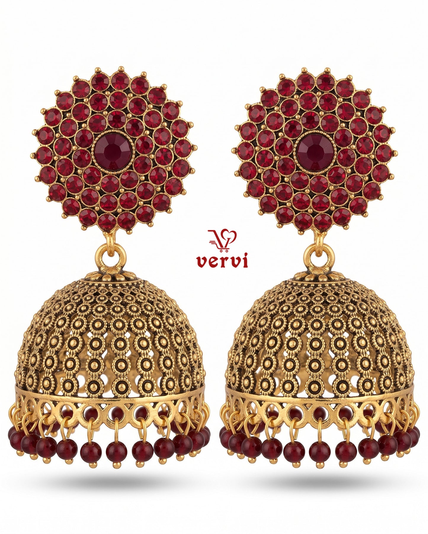 Traditional Disc Jhumka