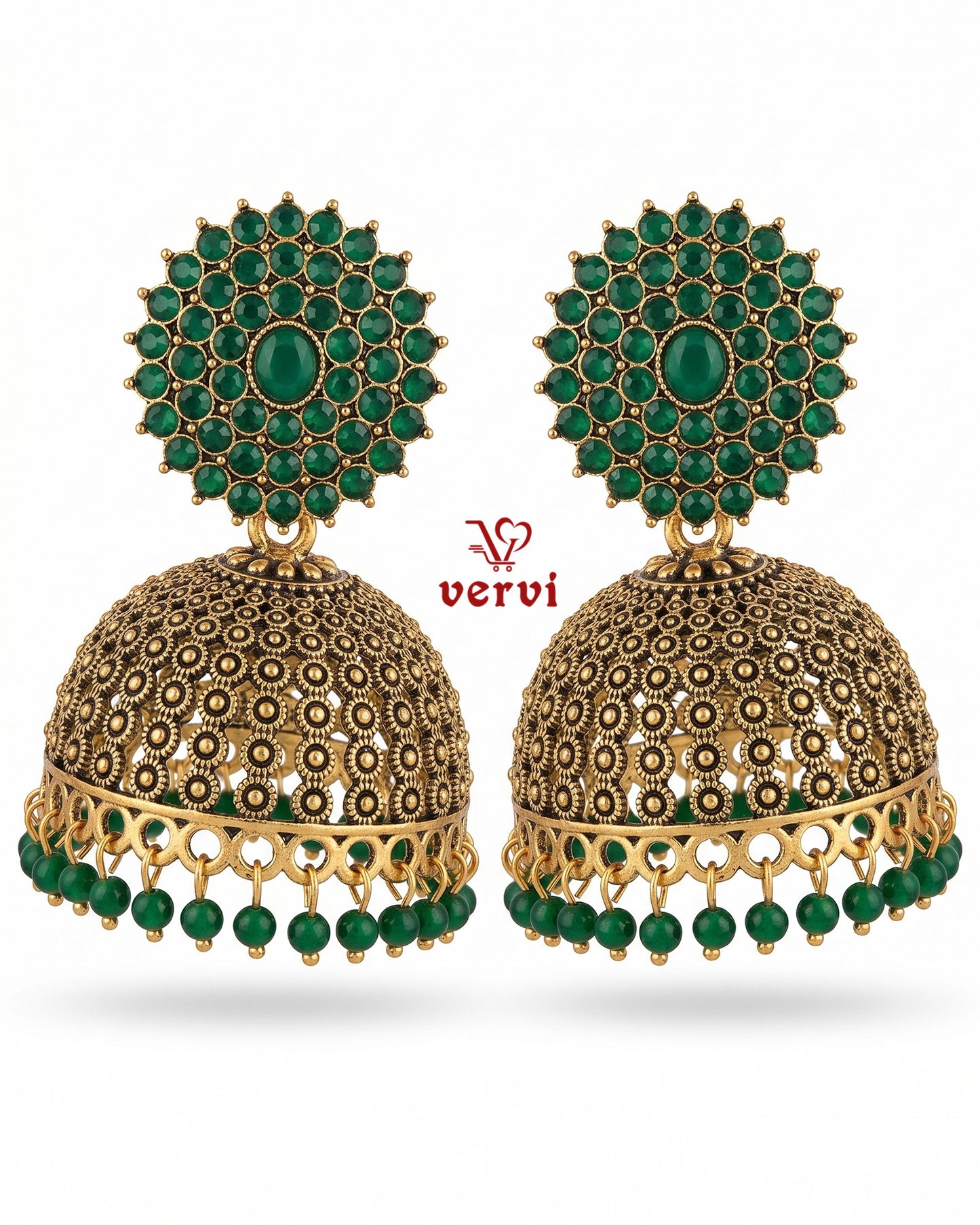 Traditional Disc Jhumka