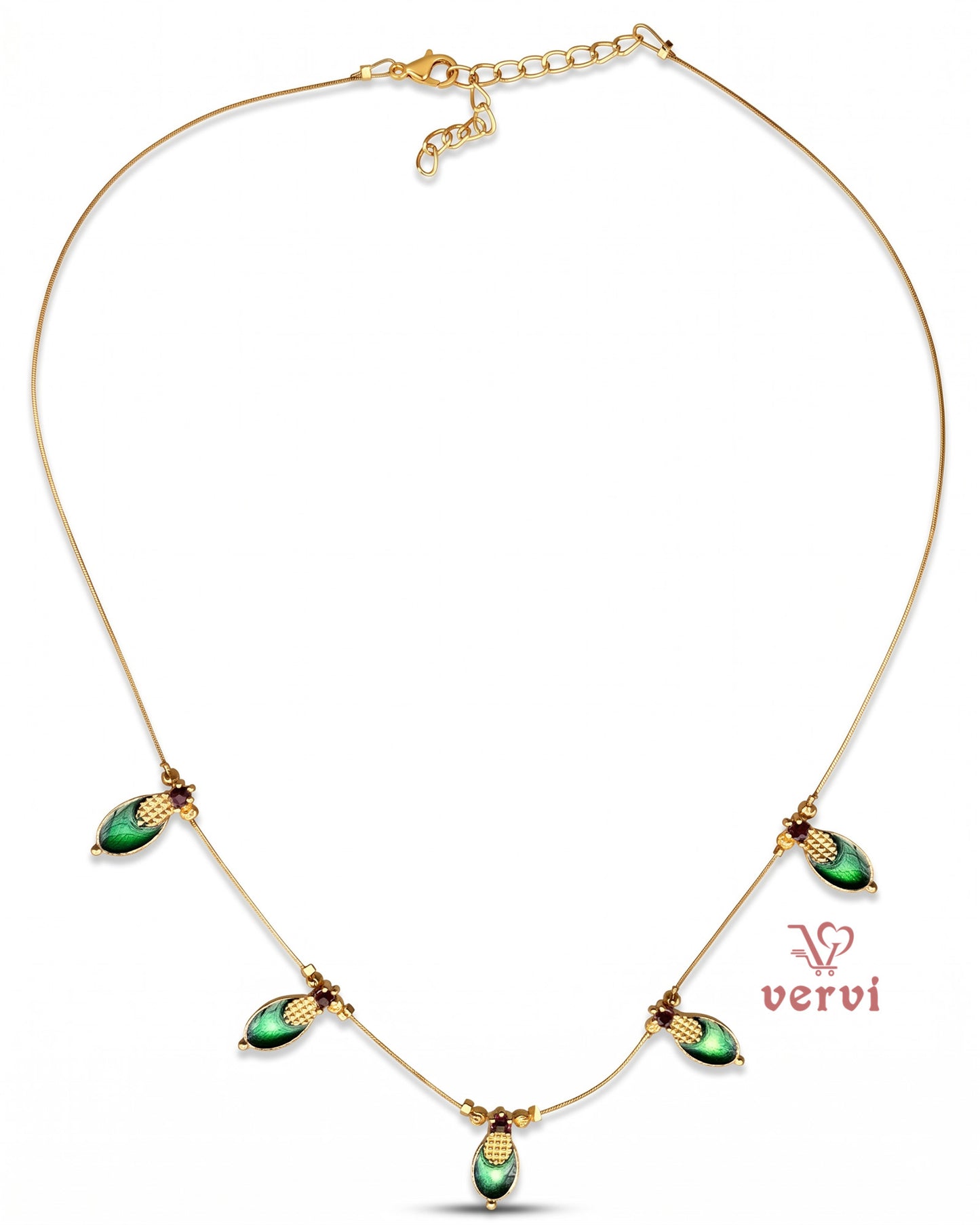 Antique Stone Invisible Necklace