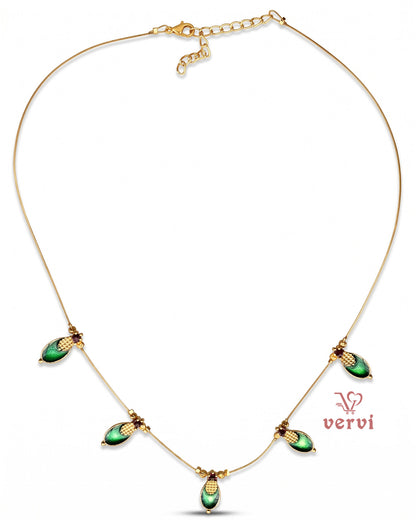 Antique Stone Invisible Necklace