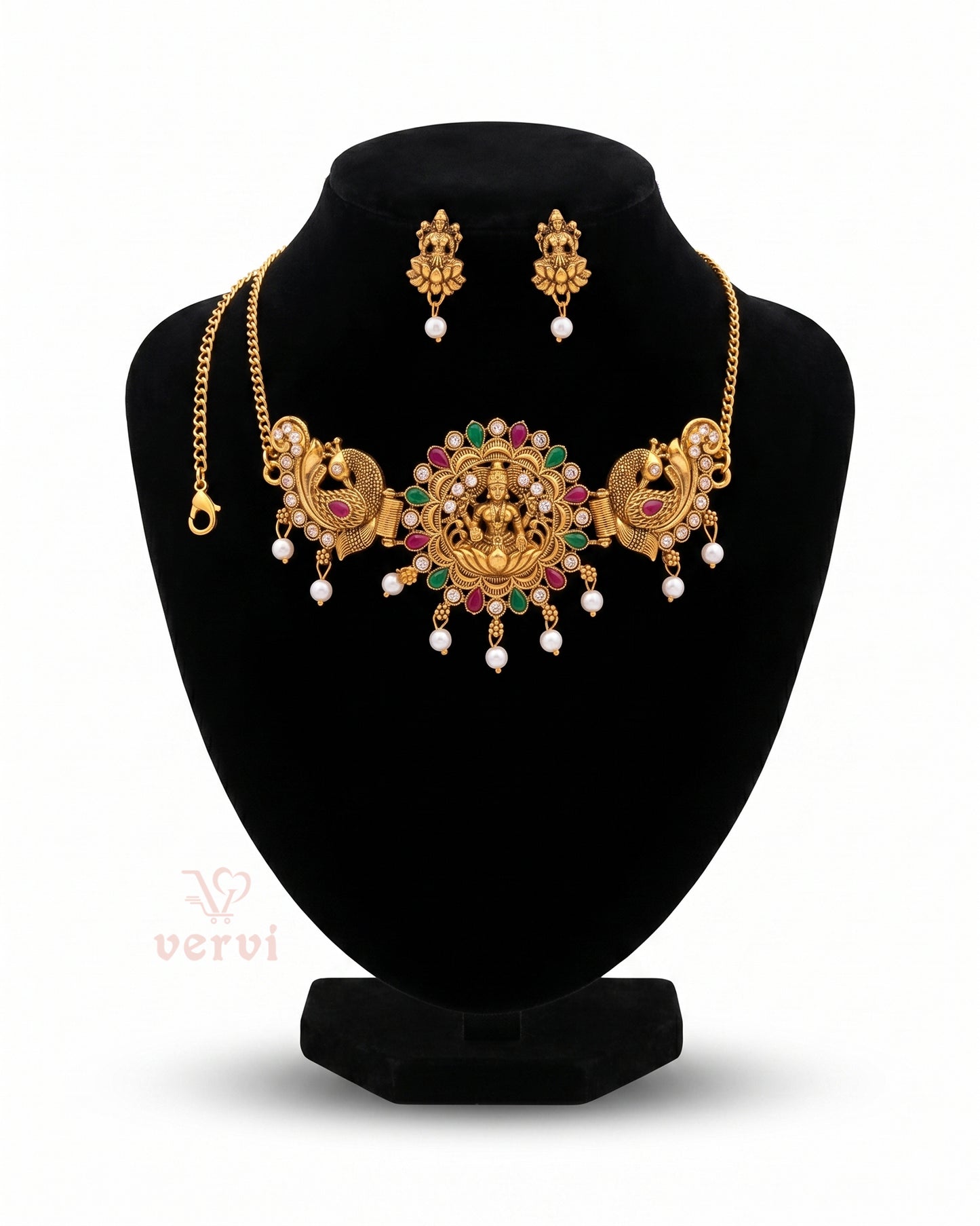 Antique Lakshmi Peacock Choker