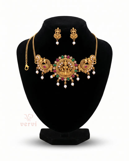 Antique Lakshmi Peacock Choker