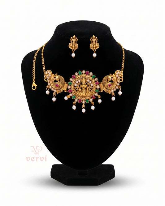 Antique Lakshmi Peacock Choker