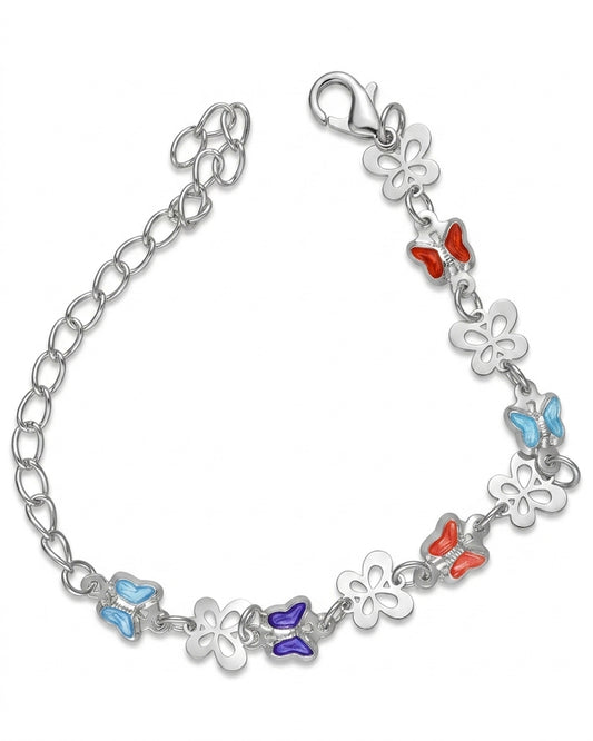 Silver Butterfly Bracelet