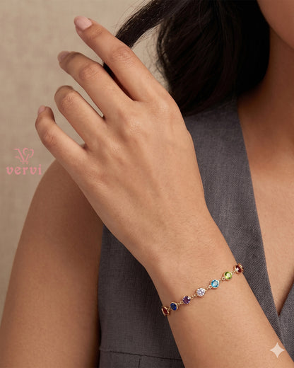 Multi color stone Bracelet
