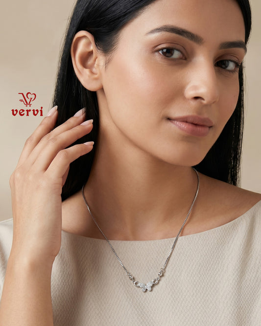 Butterfly Glow Pendant Chain