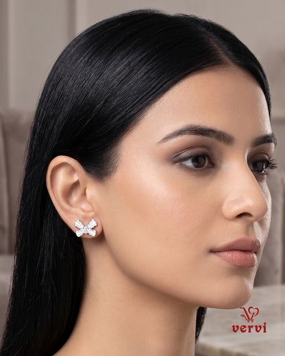 Ribbon Bow Stud