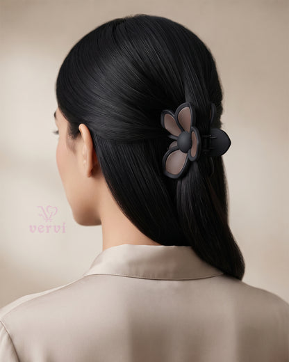 Korean Flower Hair Claw Clip Set 1 (Pack of 4)