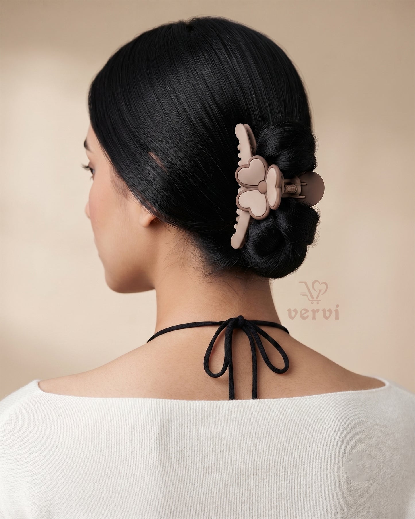 Butterfly Petal Hair Claw Clip Set 2 (Pack of 4)