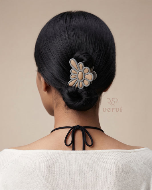 Matte Daisy Flower Hair Claw Clip Set 2 (Pack of 6)