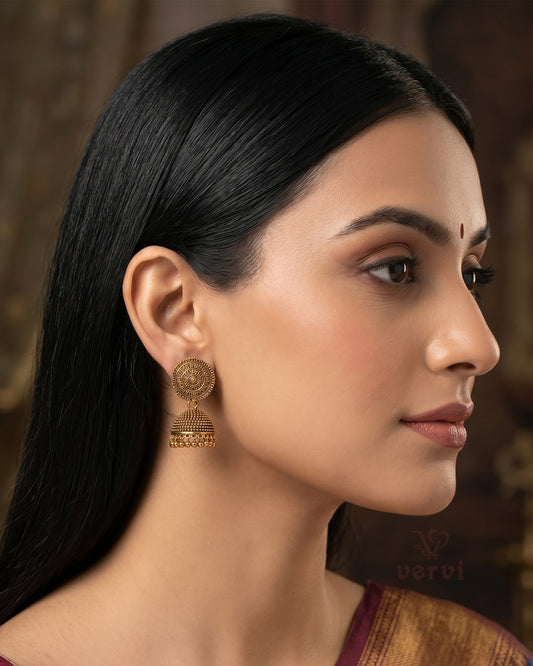 Jhumka Combo Earrings Box Combo 1 - Antique Gold