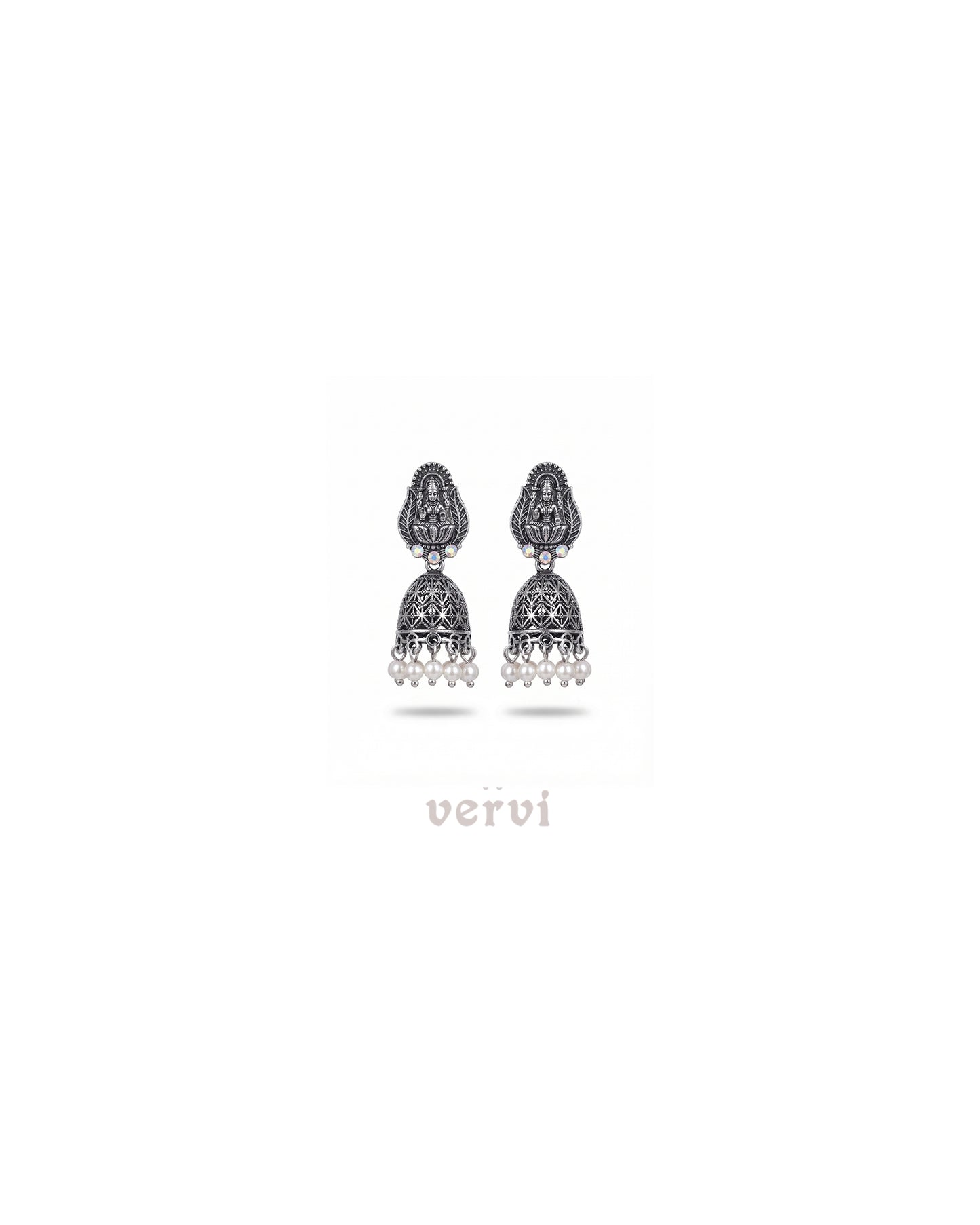 Jhumka Combo Earrings Box Combo 4 - Oxidized Silver