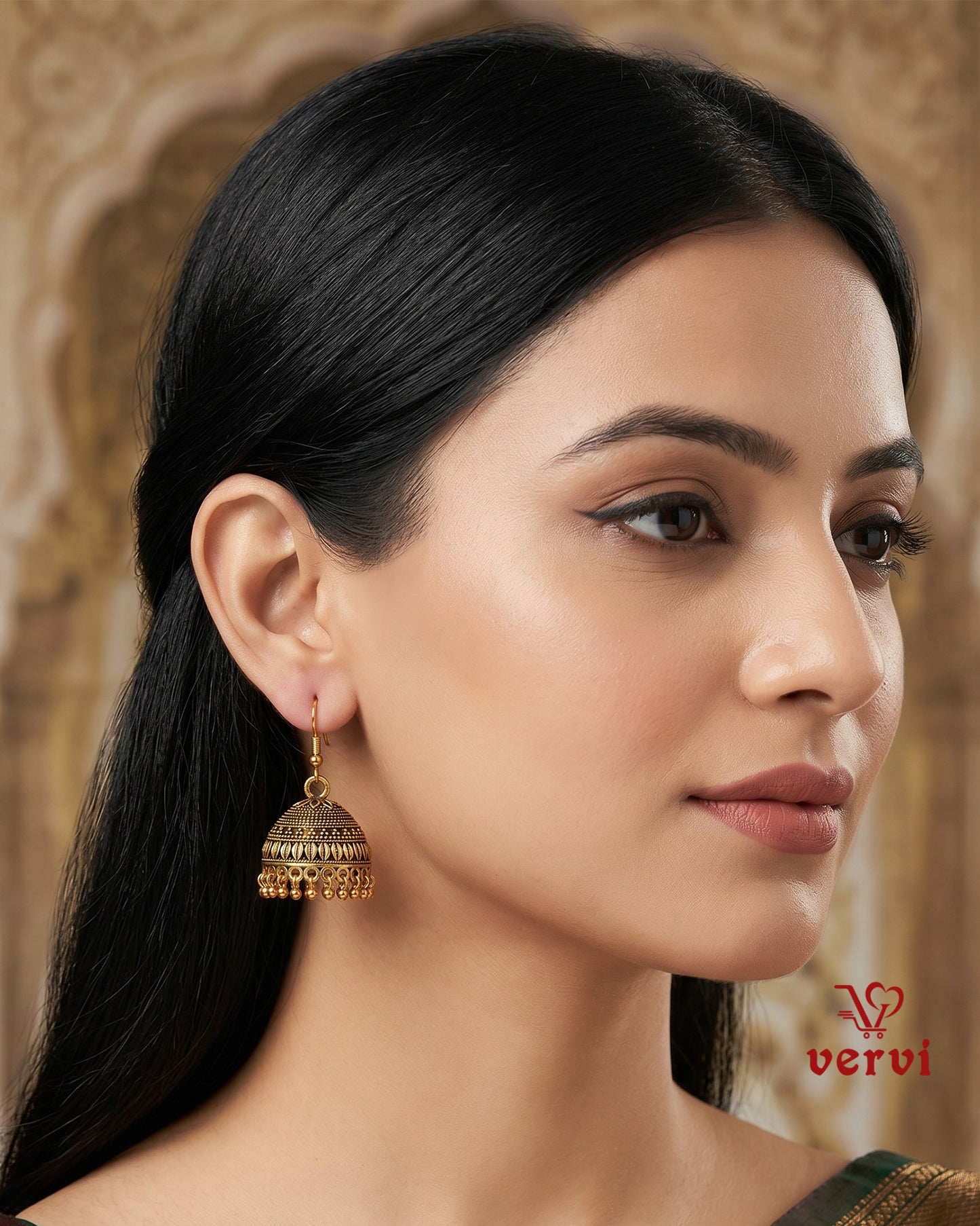 Classic Ethnic Plain Jhumka