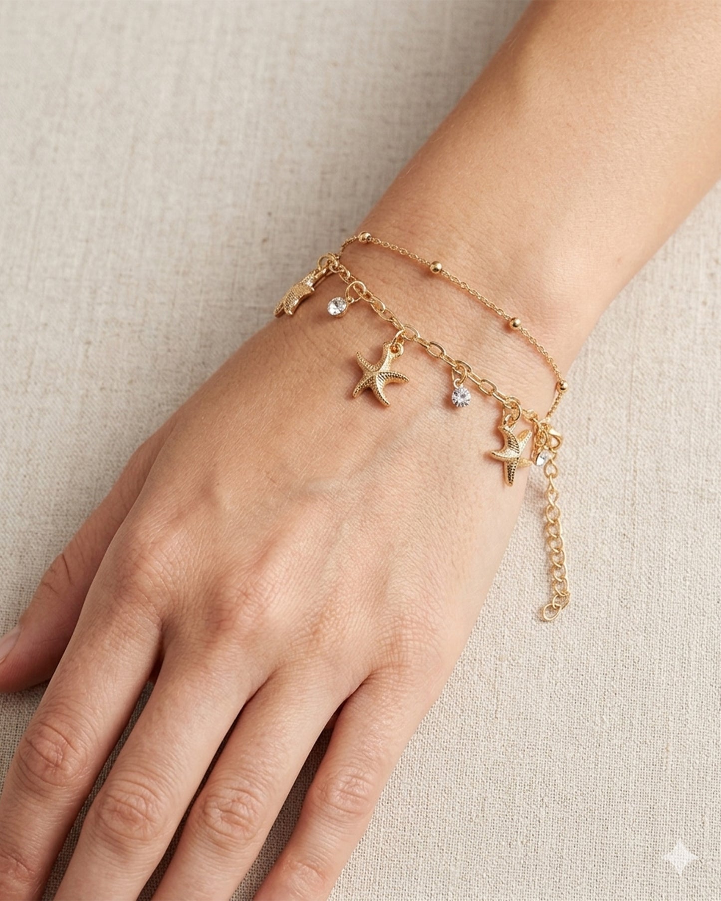 Gold Color Star Bracelet
